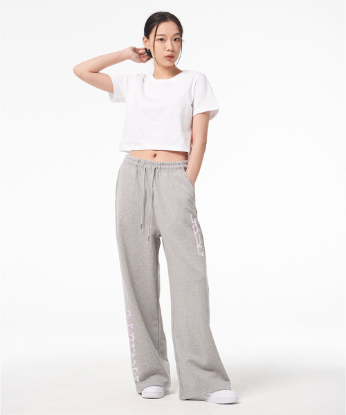 ARTISTWEAR（アーティストウェア）の「[ATW] ザムードイズピンク ワイドバンディングパンツ（スウェットパンツ・レディース・その他・L/M/S/XL）」の9枚目の写真