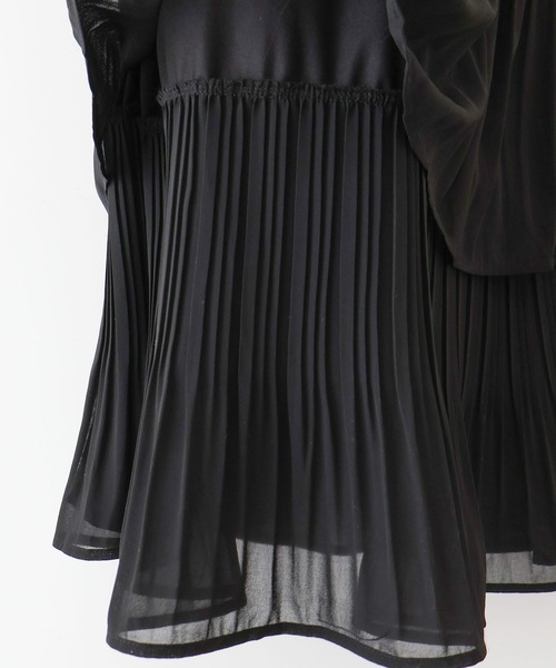 SpRay（スプレイ）の「シアープリーツティアードスカート（スカート・レディース・ブラック/アイボリー・FREE）」の18枚目の写真