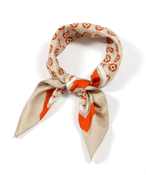 studio CLIP(スタディオクリップ)の「ツイルプリントスカーフ(ストール/ショール・レディース・グリーン/レッド/アイボリー/ベージュ・FREE)」の13枚目の写真