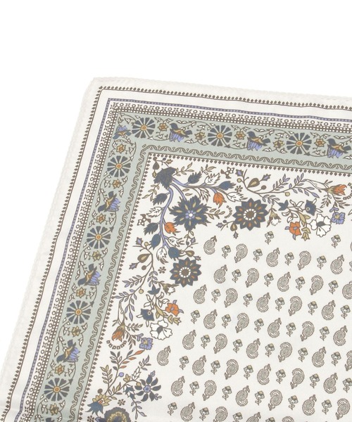 studio CLIP(スタディオクリップ)の「ツイルプリントスカーフ(ストール/ショール・レディース・グリーン/レッド/アイボリー/ベージュ・FREE)」の17枚目の写真