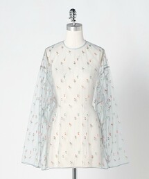 LOEFF | ＜LOEFF＞フラワー チュール プルオーバー(シャツ/ブラウス)