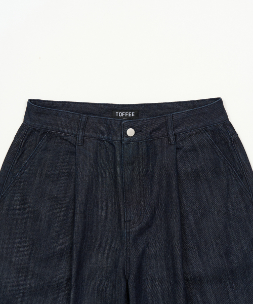 TOFFEE(トフィー)の「ワンタックローデニムパンツ (インディゴ)(デニムパンツ・メンズ・その他・SMALL/MEDIUM/LARGE/X-LARGE)」の7枚目の写真