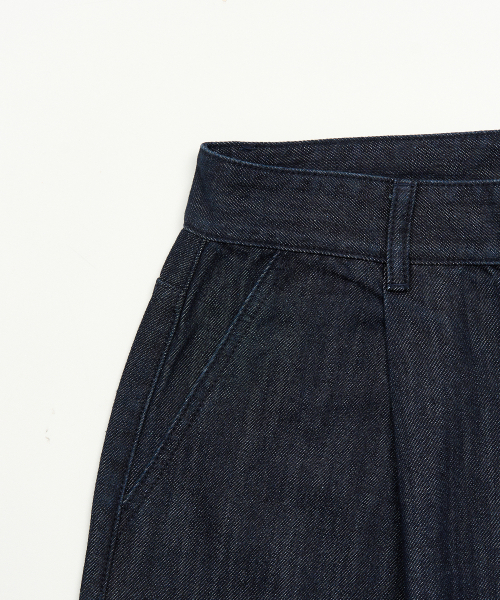 TOFFEE(トフィー)の「ワンタックローデニムパンツ (インディゴ)(デニムパンツ・メンズ・その他・SMALL/MEDIUM/LARGE/X-LARGE)」の9枚目の写真