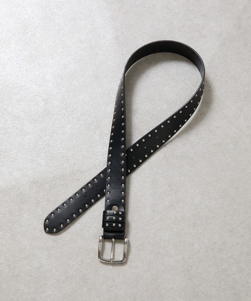COLONY 2139(コロニートゥーワンスリーナイン)の「スタッズベルト(ベルト・メンズ・ブラック・FREE)」の6枚目の写真