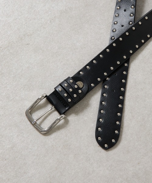 COLONY 2139(コロニートゥーワンスリーナイン)の「スタッズベルト(ベルト・メンズ・ブラック・FREE)」の7枚目の写真