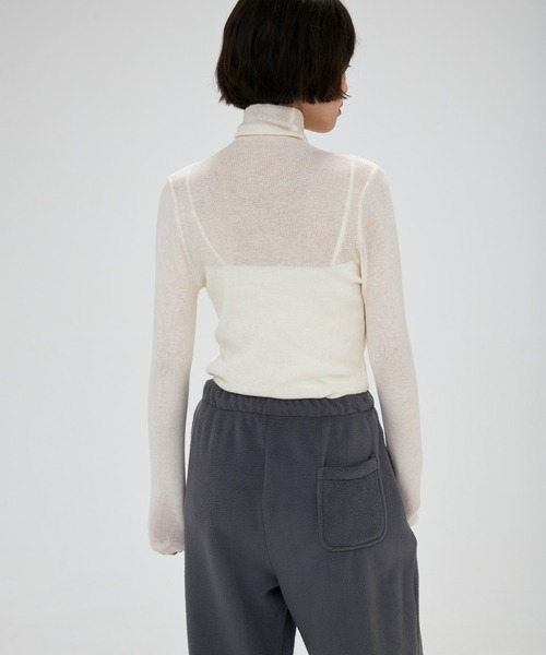 full/fill.(フルフィル)の「turtle neck besic knit / タートルネックベーシックニット(ニット/セーター・レディース・ナチュラル/ブラウン/アイボリー/イエロー/グレー/ピンク・FREE)」の21枚目の写真