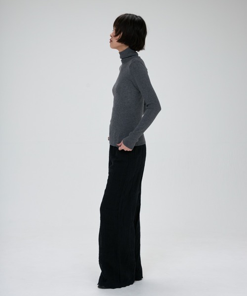 full/fill.(フルフィル)の「turtle neck besic knit / タートルネックベーシックニット(ニット/セーター・レディース・ナチュラル/ブラウン/アイボリー/イエロー/グレー/ピンク・FREE)」の11枚目の写真