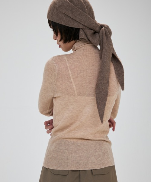 full/fill.(フルフィル)の「turtle neck besic knit / タートルネックベーシックニット(ニット/セーター・レディース・ナチュラル/ブラウン/アイボリー/イエロー/グレー/ピンク・FREE)」の15枚目の写真