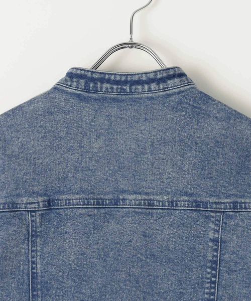 3.3 Field Trip （3.3フィールドトリップ）の「【セットアップ着用可能】3.3 Field Trip／スタッズデニムジャケット（デニムジャケット・レディース・ブルー/ブラック・FREE）」の16枚目の写真