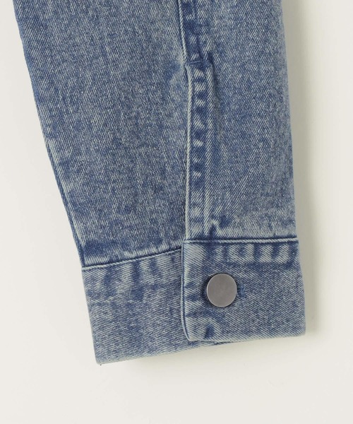 3.3 Field Trip （3.3フィールドトリップ）の「【セットアップ着用可能】3.3 Field Trip／スタッズデニムジャケット（デニムジャケット・レディース・ブルー/ブラック・FREE）」の19枚目の写真