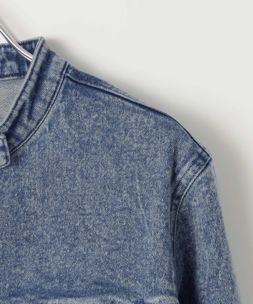 3.3 Field Trip （3.3フィールドトリップ）の「【セットアップ着用可能】3.3 Field Trip／スタッズデニムジャケット（デニムジャケット・レディース・ブルー/ブラック・FREE）」の17枚目の写真