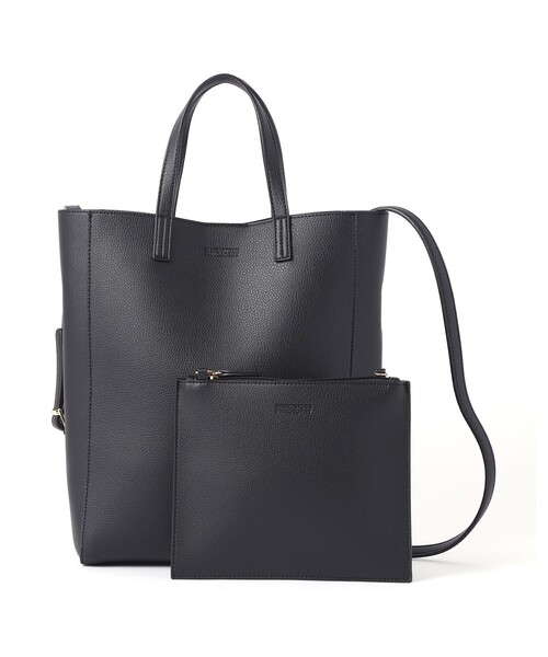 MACKINTOSH PHILOSOPHY（ﾏｯｷﾝﾄｯｼｭ ﾌｨﾛｿﾌｨｰ）の「【LEE4月号/蛯原友里さん着用】3WAYトートバッグ（トートバッグ・レディース・ベージュ/シルバー/ブラック・FREE）」の2枚目の写真