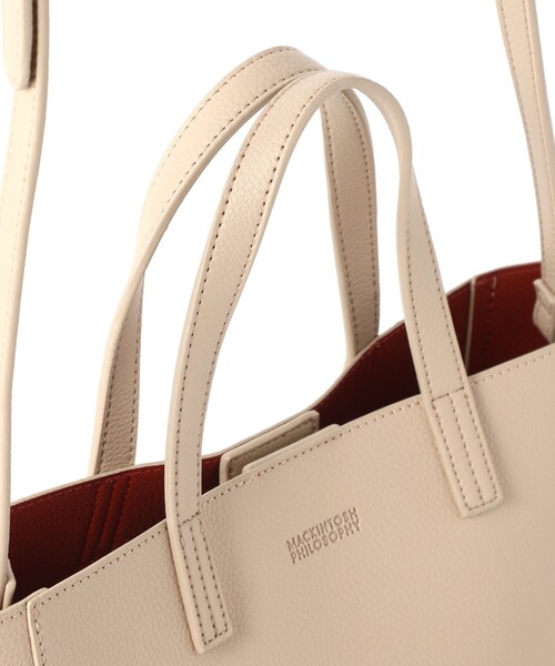 MACKINTOSH PHILOSOPHY（ﾏｯｷﾝﾄｯｼｭ ﾌｨﾛｿﾌｨｰ）の「3WAYトートバッグ（トートバッグ・レディース・ベージュ/シルバー・FREE）」の15枚目の写真