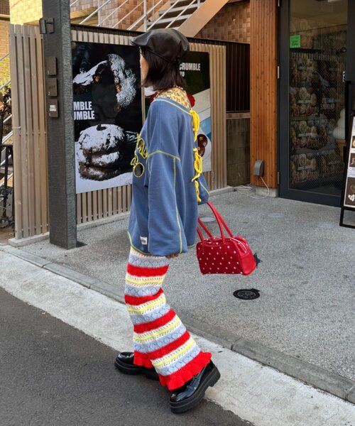 HELLO.SANFRANCISCO（ハローサンフランシスコ）の「【HELLO.SANFRANCISCO】2WAYハロサンカットアウトスウェット（Tシャツ/カットソー・レディース・オレンジ/ブルー/ライトグレー・ONE SIZE）」の20枚目の写真