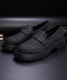 CALIFORNIA OUTFITTERS | 1D69-SZ レオパード 厚底ローファー チャンキーソール(ローファー)