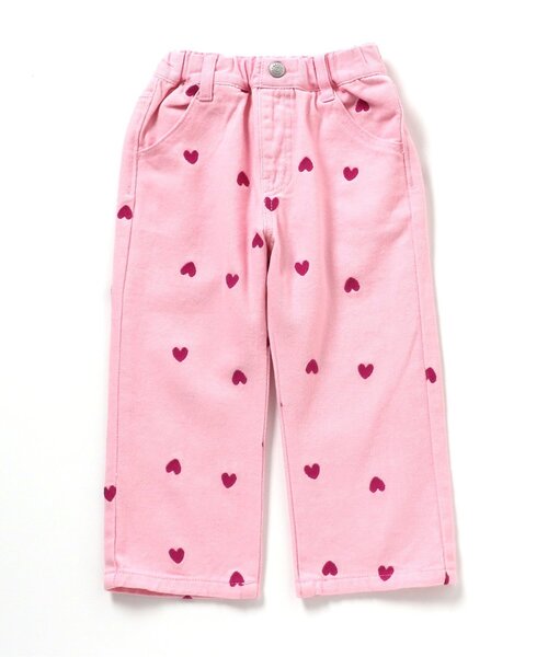 BREEZE（ブリーズ）の「ハートいっぱい長丈パンツ_ジュニア対応（デニムパンツ・キッズ・ブルー/アイボリー/ピンク・80/90/100/110/120/130/140）」の11枚目の写真