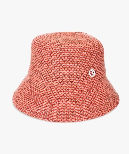 Chapeau d' O(シャポードオー)の「Chapeau d' O TM Tweedy Flat Hat / シャポードオー(ハット・レディース・ホワイト/ライトグリーン/レッド・M/57.5cm)」の3枚目の写真