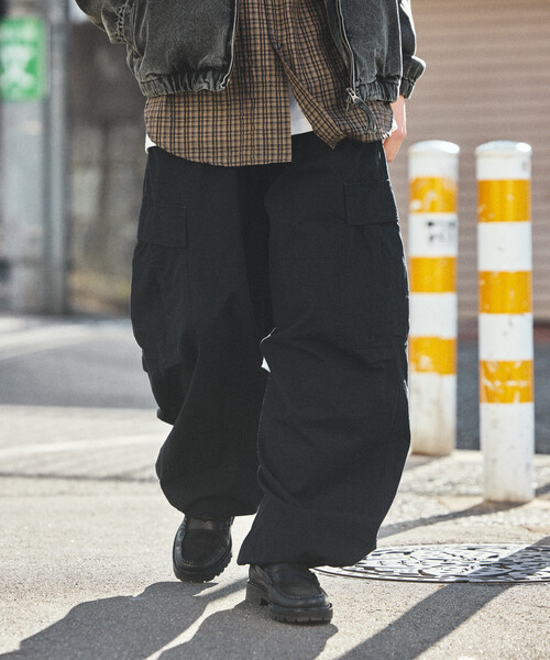 NAUTICA(ノーティカ)の「NAUTICA/ノーティカ カーブシルエット リップストップ カモフラージュ柄 カーゴパンツ(カーゴパンツ・メンズ・オリーブ/ブラック/ピンク・X-LARGE/MEDIUM/LARGE)」の1枚目の写真