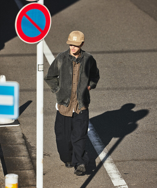 NAUTICA(ノーティカ)の「NAUTICA/ノーティカ カーブシルエット リップストップ カモフラージュ柄 カーゴパンツ(カーゴパンツ・メンズ・オリーブ/ブラック/ピンク・X-LARGE/MEDIUM/LARGE)」の5枚目の写真