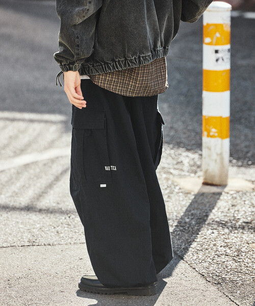 NAUTICA(ノーティカ)の「NAUTICA/ノーティカ カーブシルエット リップストップ カモフラージュ柄 カーゴパンツ(カーゴパンツ・メンズ・オリーブ/ブラック/ピンク・X-LARGE/MEDIUM/LARGE)」の10枚目の写真