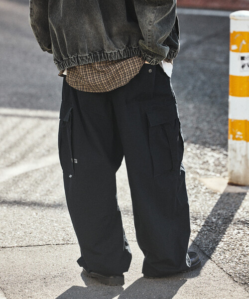 NAUTICA(ノーティカ)の「NAUTICA/ノーティカ カーブシルエット リップストップ カモフラージュ柄 カーゴパンツ(カーゴパンツ・メンズ・オリーブ/ブラック/ピンク・X-LARGE/MEDIUM/LARGE)」の11枚目の写真