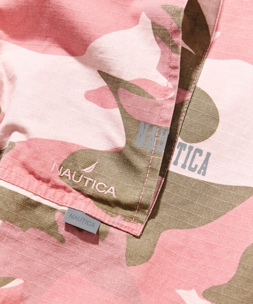 NAUTICA(ノーティカ)の「NAUTICA/ノーティカ カーブシルエット リップストップ カモフラージュ柄 カーゴパンツ(カーゴパンツ・メンズ・オリーブ/ブラック/ピンク・X-LARGE/MEDIUM/LARGE)」の14枚目の写真