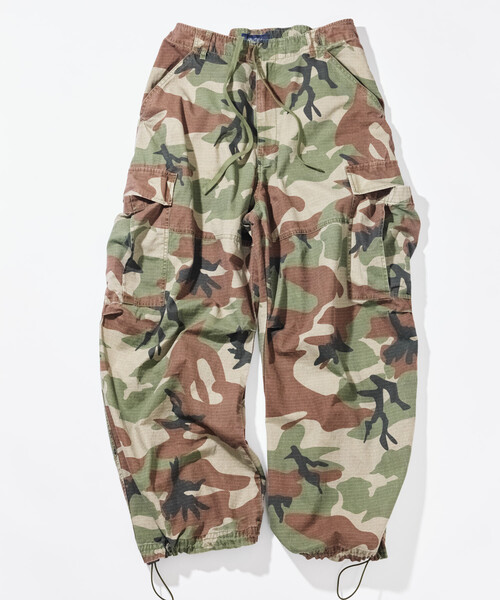 NAUTICA(ノーティカ)の「NAUTICA/ノーティカ カーブシルエット リップストップ カモフラージュ柄 カーゴパンツ(カーゴパンツ・メンズ・オリーブ/ブラック/ピンク・X-LARGE/MEDIUM/LARGE)」の15枚目の写真