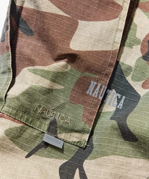 NAUTICA(ノーティカ)の「NAUTICA/ノーティカ カーブシルエット リップストップ カモフラージュ柄 カーゴパンツ(カーゴパンツ・メンズ・オリーブ/ブラック/ピンク・X-LARGE/MEDIUM/LARGE)」の17枚目の写真
