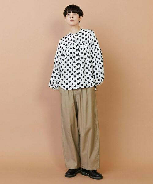 FRAPBOIS(フラボア)の「ドドット ブラウス(シャツ/ブラウス・レディース・ホワイト/ブラック・1)」の17枚目の写真