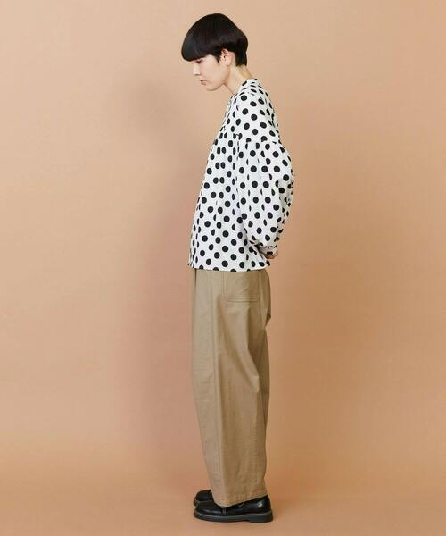 FRAPBOIS(フラボア)の「ドドット ブラウス(シャツ/ブラウス・レディース・ホワイト/ブラック・1)」の19枚目の写真