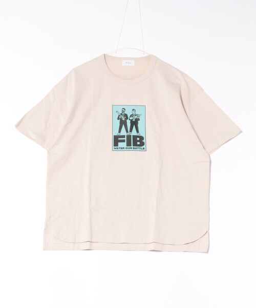 FOV(フォブ)の「フォブ FIB Tシャツ(Tシャツ/カットソー・レディース・ホワイト/ブラック/ベージュ系その他・F)」の3枚目の写真