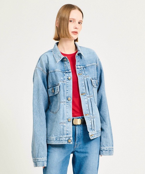NAILS(ネイル)の「NAILS / ビッグ デニムジャケット(デニムジャケット・レディース・ブルー・MEDIUM/SMALL)」の7枚目の写真