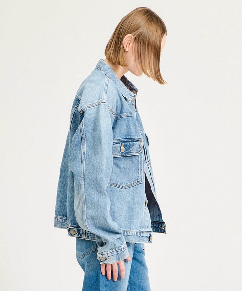 NAILS(ネイル)の「NAILS / ビッグ デニムジャケット(デニムジャケット・レディース・ブルー・MEDIUM/SMALL)」の8枚目の写真