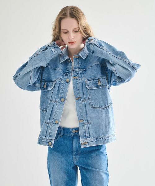 NAILS(ネイル)の「NAILS / ビッグ デニムジャケット(デニムジャケット・レディース・ブルー・MEDIUM/SMALL)」の14枚目の写真