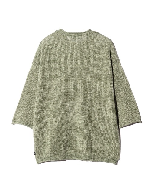glamb（グラム）の「Linen Mix Pullover Knit / リネンミックスプルオーバーニット（ニット/セーター・メンズ・ブラック/カーキ・M/L）」の5枚目の写真