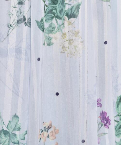 ITS'DEMO(イッツデモ)の「【手洗い可/セットアップ可】ラメストライプ花柄スカート(スカート・レディース・アイボリー系/ネイビー系/サックスブルー系・00)」の11枚目の写真