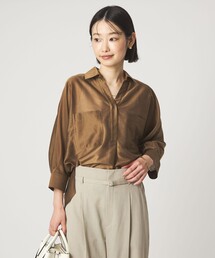 green label relaxing | カールマイヤー スキッパー ポケット シャツ マシンウォッシャブル 通気性(シャツ/ブラウス)