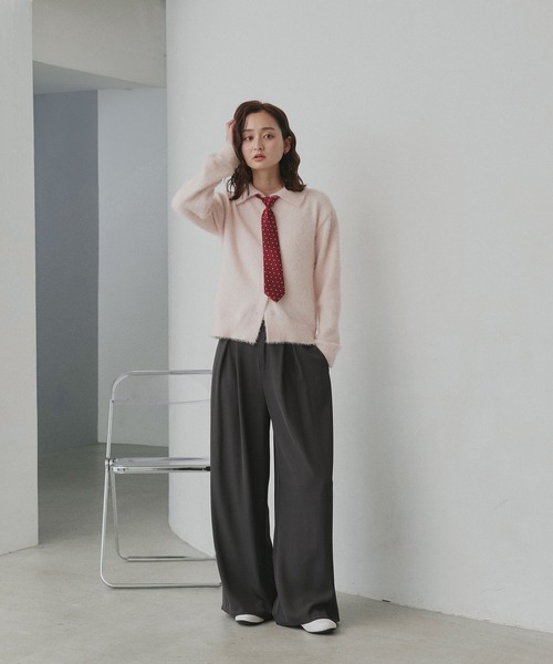 ad thie（アドティエ）の「ワンタッチ ドット ネクタイ（ネクタイ・レディース・ボルドー/ネイビー/ブラック・FREE）」の16枚目の写真