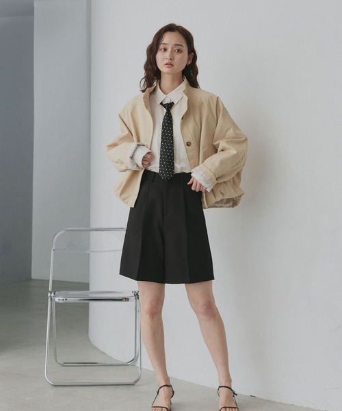 ad thie（アドティエ）の「ワンタッチ ドット ネクタイ（ネクタイ・レディース・ボルドー/ネイビー/ブラック・FREE）」の6枚目の写真