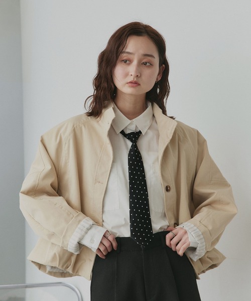 ad thie（アドティエ）の「ワンタッチ ドット ネクタイ（ネクタイ・レディース・ボルドー/ネイビー/ブラック・FREE）」の8枚目の写真