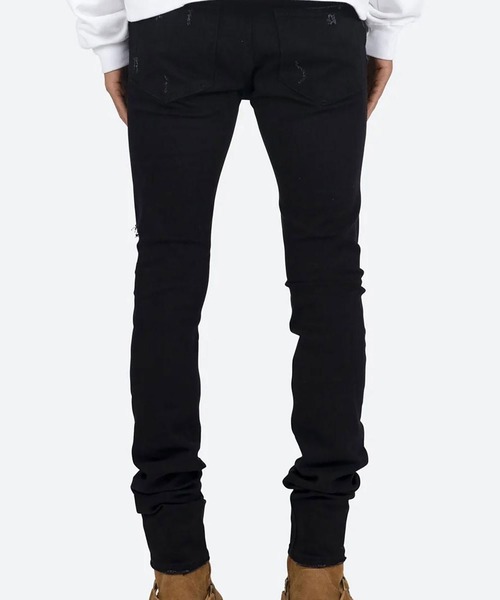 mnml【ミニマル】-X165 PAISLEY SKINNY FIT DENIM（デニムパンツ