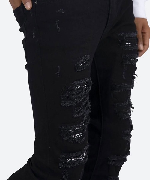 mnml【ミニマル】-X165 PAISLEY SKINNY FIT DENIM（デニムパンツ