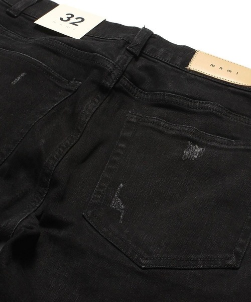 mnml(ミニマル)の「mnml【ミニマル】-X165 PAISLEY SKINNY FIT DENIM(デニムパンツ・メンズ・ブラック系/インディゴブルー・L/M/XL/S)」の9枚目の写真