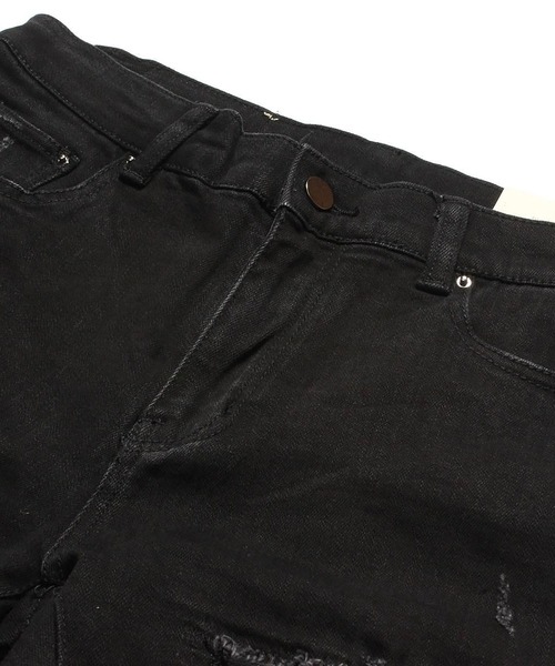 mnml(ミニマル)の「mnml【ミニマル】-X165 PAISLEY SKINNY FIT DENIM(デニムパンツ・メンズ・ブラック系/インディゴブルー・L/M/XL/S)」の5枚目の写真