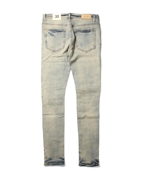 mnml(ミニマル)の「mnml【ミニマル】-X165 PAISLEY SKINNY FIT DENIM(デニムパンツ・メンズ・ブラック系/インディゴブルー・L/M/XL/S)」の18枚目の写真
