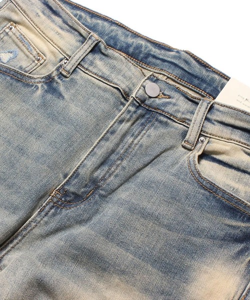 mnml(ミニマル)の「mnml【ミニマル】-X165 PAISLEY SKINNY FIT DENIM(デニムパンツ・メンズ・ブラック系/インディゴブルー・L/M/XL/S)」の19枚目の写真