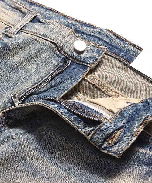mnml(ミニマル)の「mnml【ミニマル】-X165 PAISLEY SKINNY FIT DENIM(デニムパンツ・メンズ・ブラック系/インディゴブルー・L/M/XL/S)」の20枚目の写真