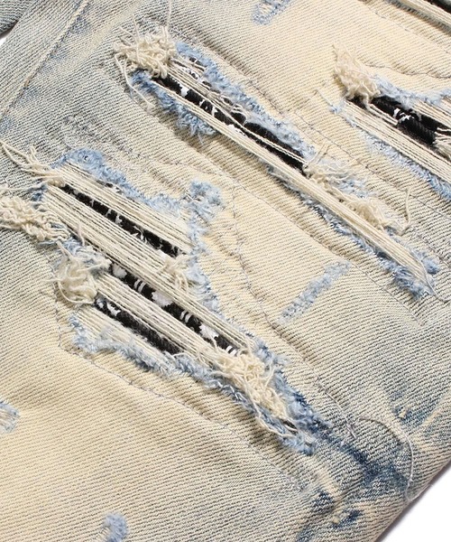 mnml【ミニマル】-X165 PAISLEY SKINNY FIT DENIM（デニムパンツ
