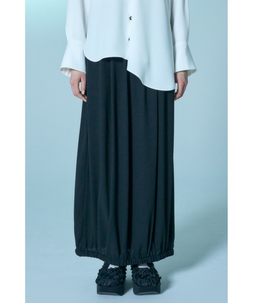 ENFOLD（エンフォルド）の「GATHER STRAIGHT SKIRT（スカート・レディース・ダークネイビー・38/36）」の7枚目の写真