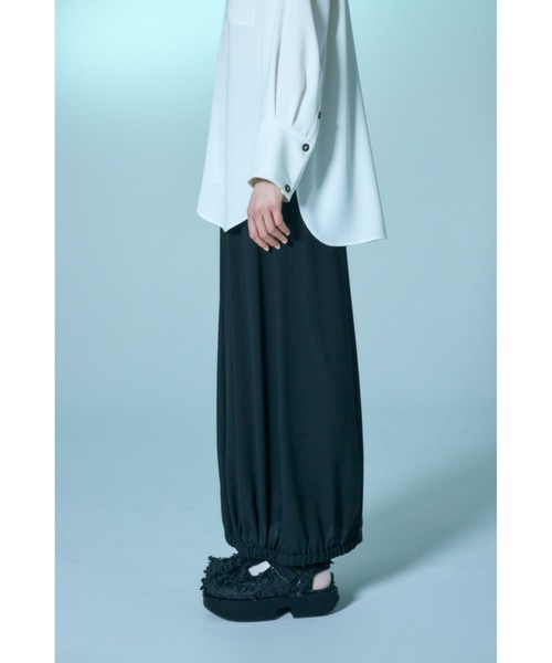 ENFOLD（エンフォルド）の「GATHER STRAIGHT SKIRT（スカート・レディース・ダークネイビー・38/36）」の6枚目の写真